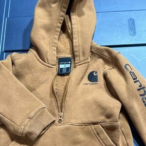 Carhartt Tan Toddler Hoodie